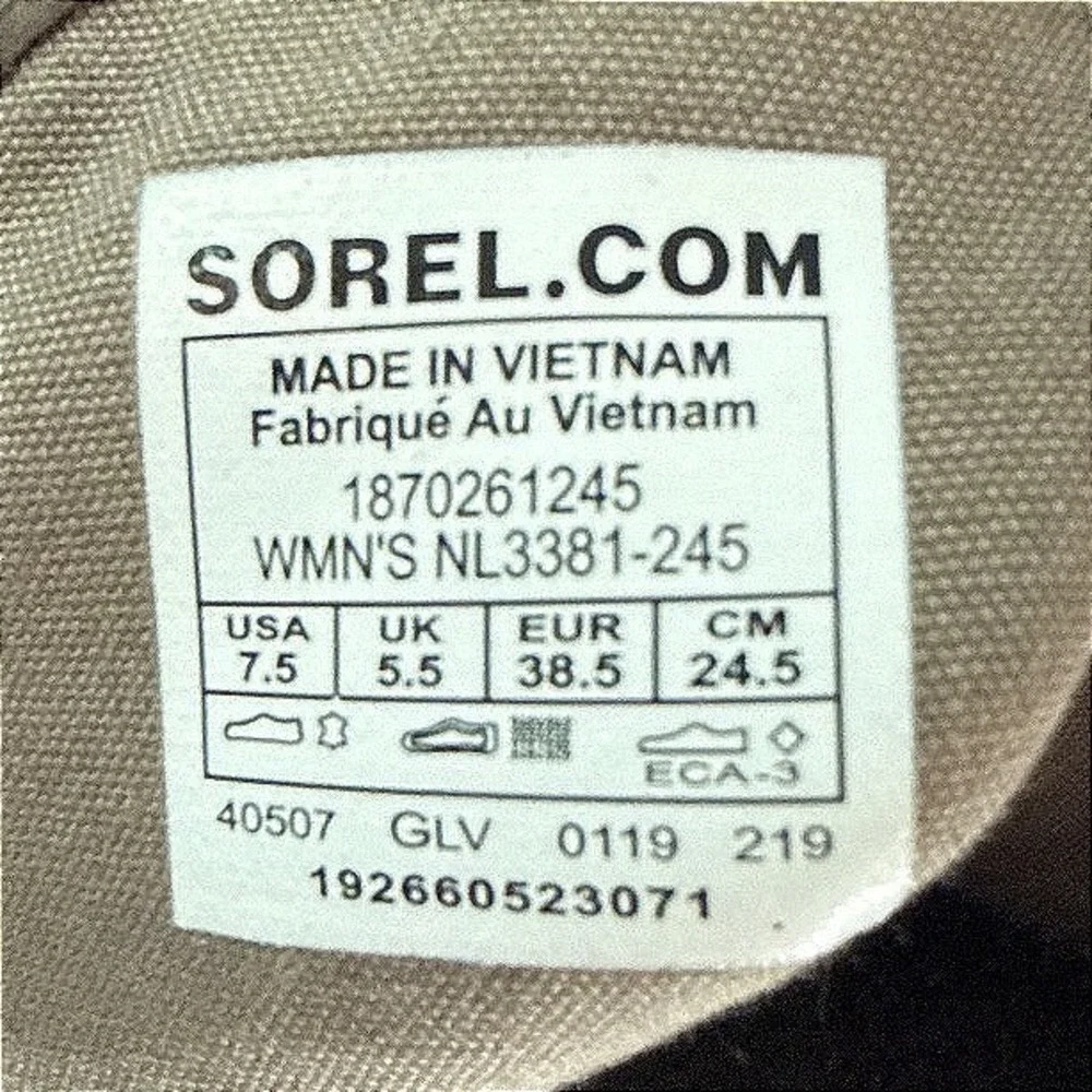 Sorel Suede Ankle Boots Womens Size 7.5